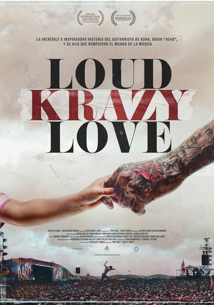 Cartel promocional del filme | ‘Loud Krazy Love’: El músico Brian Head, anulado de las drogas por la fe