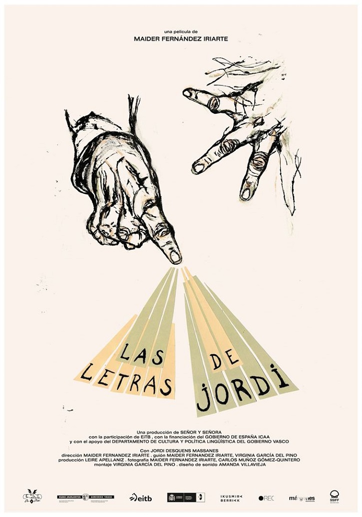 Cartel promocional del filme | ‘Las letras de Jordi’: Palabras encadenadas hacia el amor a Dios