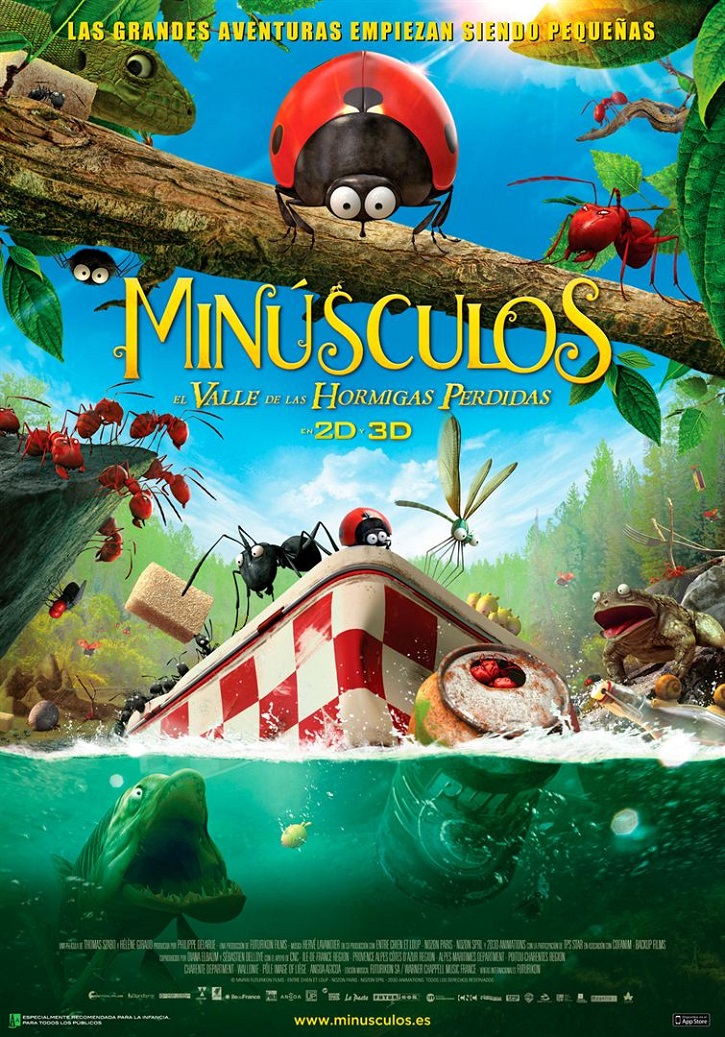 Cartel promocional del filme | ‘Minúsculos: el valle de las hormigas perdidas’: En 3D y sin diálogos