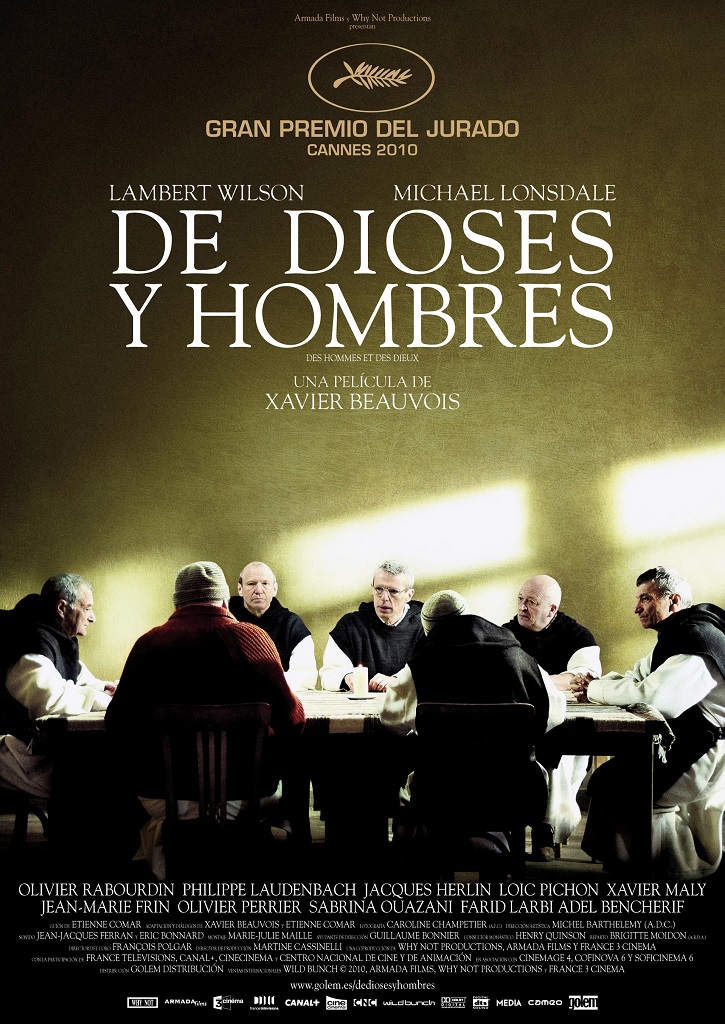 Cartel promocional del filme | ‘Des hommes et des dieux’: Prohibido olvidarse de los monjes de Tibhirine