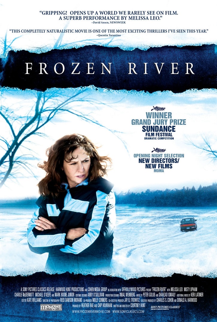 Cartel promocional del filme | ‘Frozen river’: Mujeres desesperadas en la frontera entre el bien y el mal