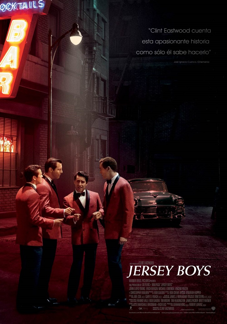 Cartel promocional del filme | ‘Jersey Boys’: Clint Eastwood triunfa con este biopic de tintes musicales