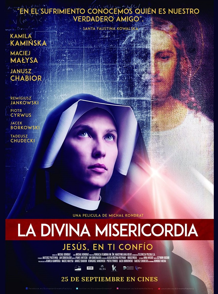 Cartel promocional del filme | Clip en exclusiva de 'La Divina Misericordia' (European Dreams Factory)