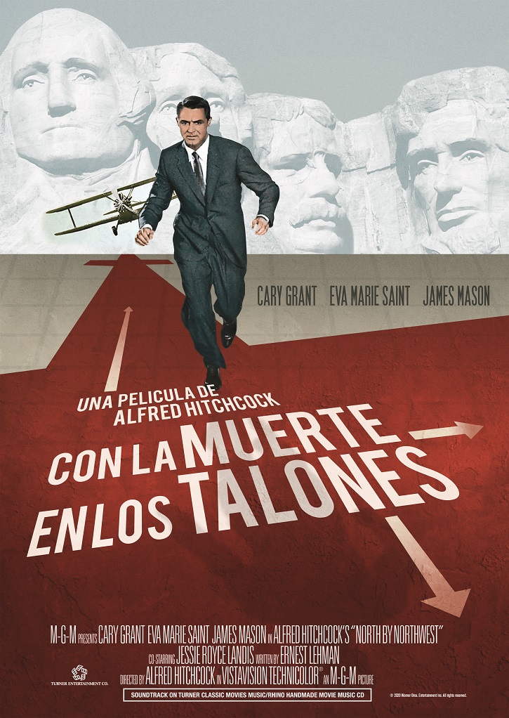 Cartel promocional | ‘Con la muerte en los talones’ vuelve al cine remasterizada en 4K