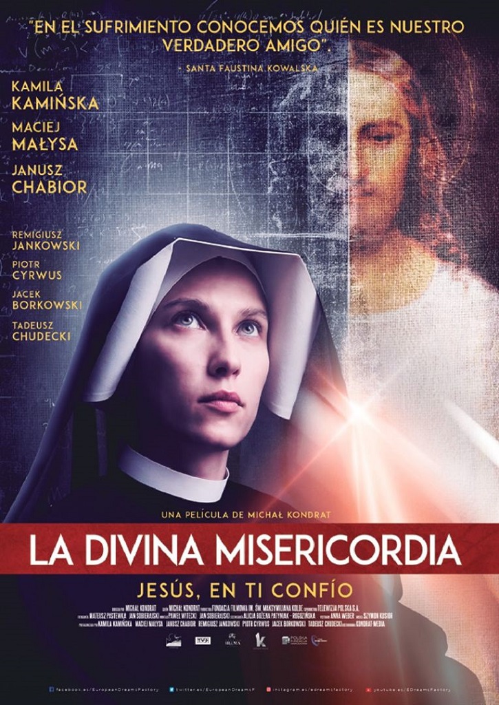 Cartel promocional del filme | ‘La Divina Misericordia’: Ejemplar hagiografía de Faustina Kowalska