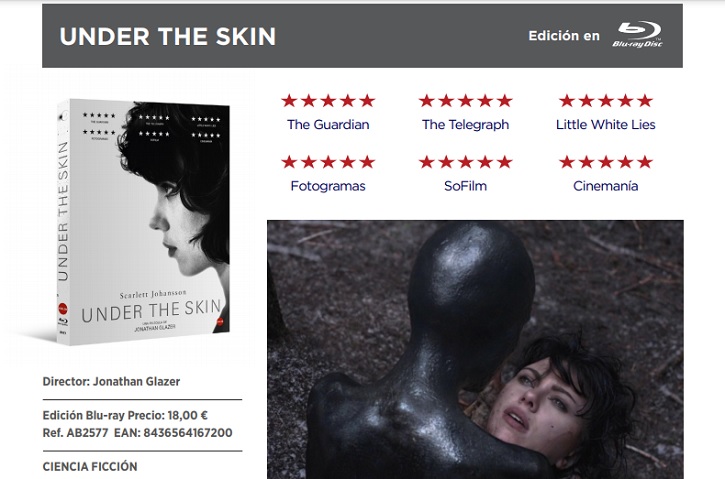 Under the Skin | Cameo lanza hoy en BR las aclamadas ‘Under the Skin’ y ‘Acción Mutante’