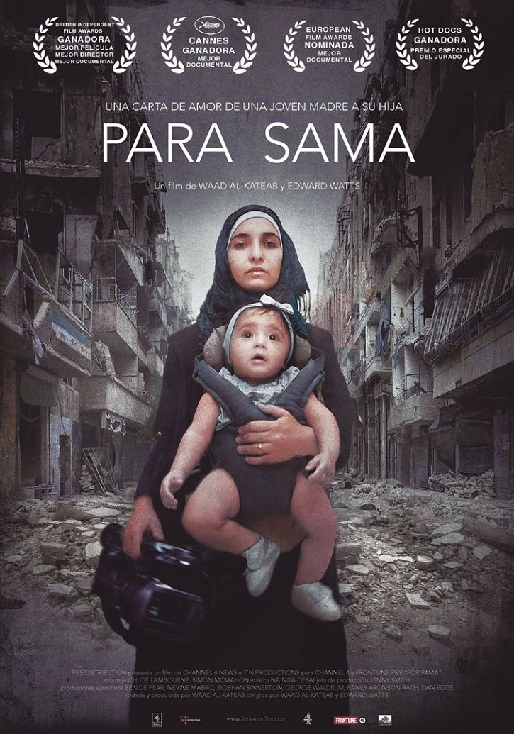 Cartel promocional del filme | ‘Para Sama’: Impecable documental inglés sobre la tragedia de Alepo