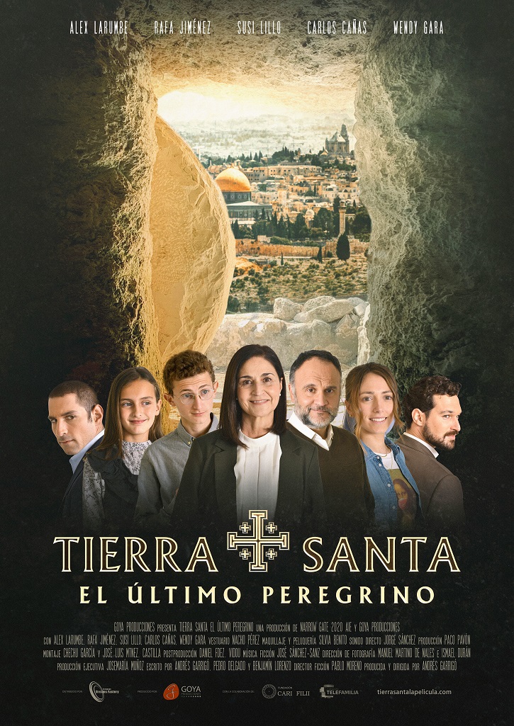 Cartel promocional de la película | 21 de mayo: Goya Producciones estrena 'Tierra Santa, el último peregrino'