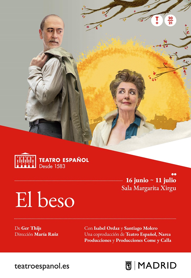 Cartel de El beso. Imagen de Roberto Carmona