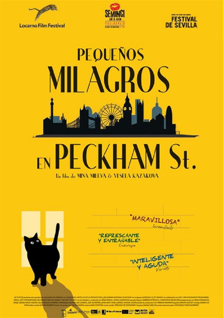 Cartel promocional del filme | Entrevista a Mileva y Kazakova (Pequeños milagros en Peckham St)