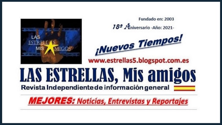 Apariencia de la web LAS ESTRELLAS, Mis amigos 