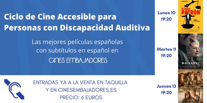 Ciclo de cine accesible