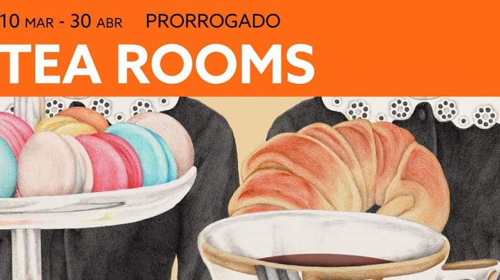 Cartel promocional de la obra de teatro Tea Rooms 