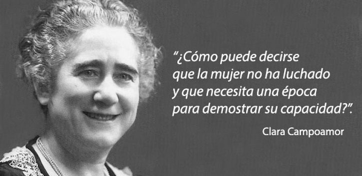 Luis Español recuerda la vida de cine de Clara Campoamor