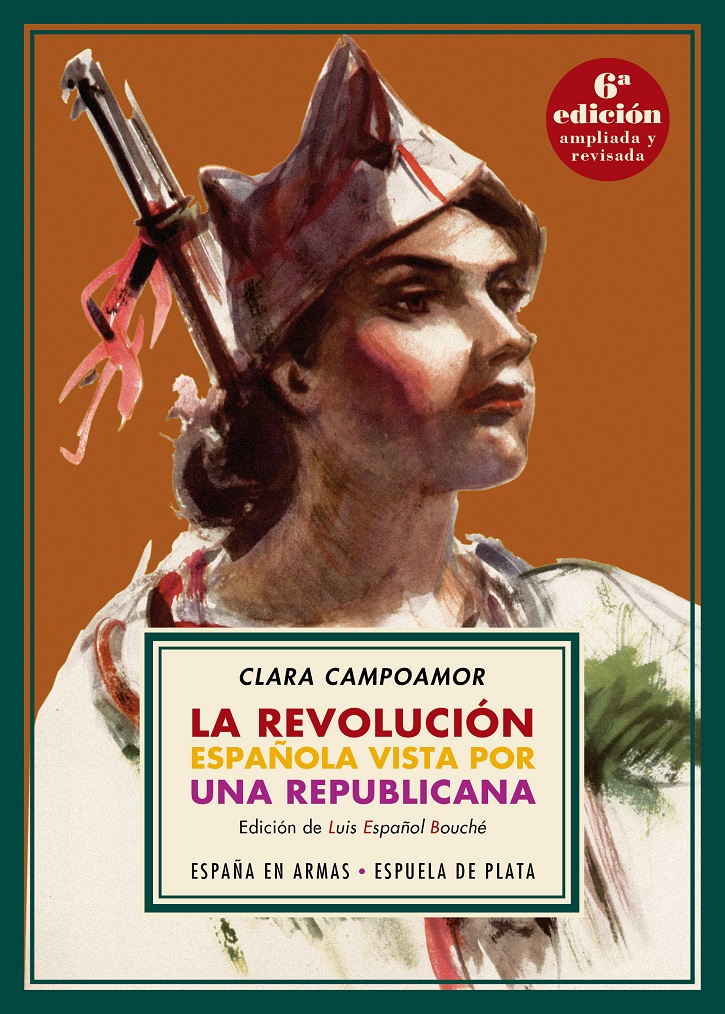 Portada de la edición de La revolución española vista por una republicana, editada en Espuela de Plata 