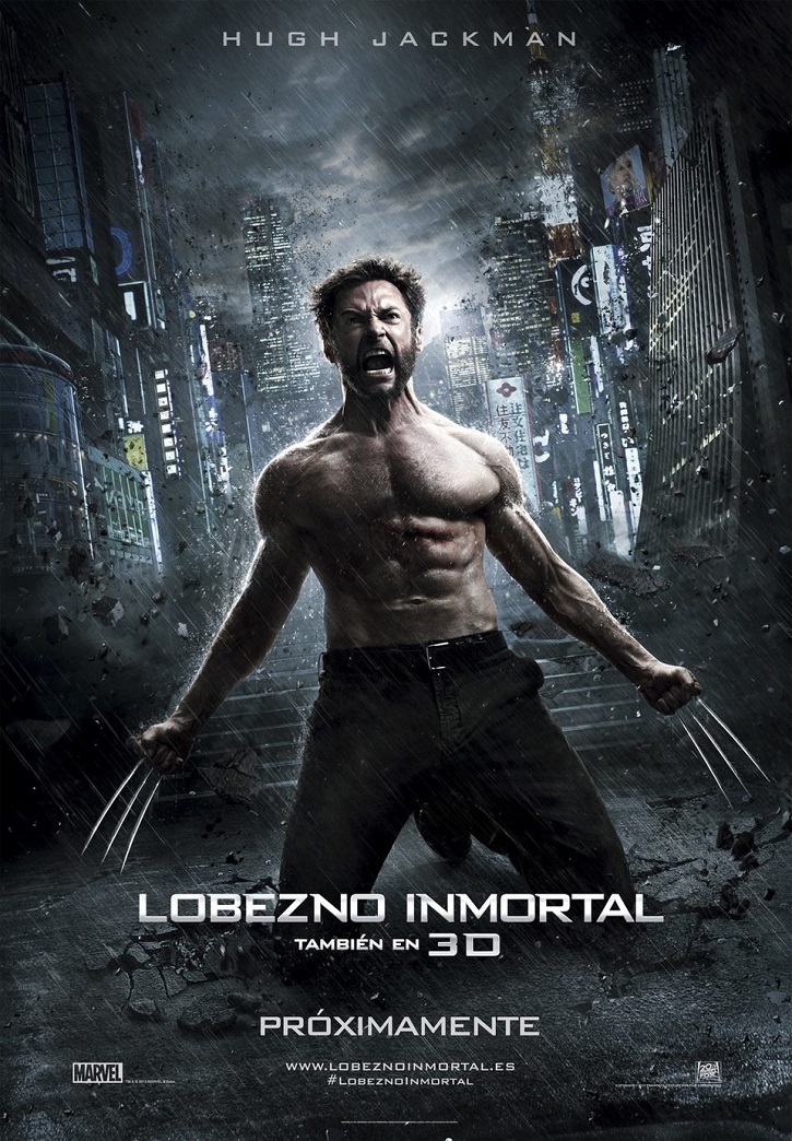 Cartel promocional de Lobezno Inmortal