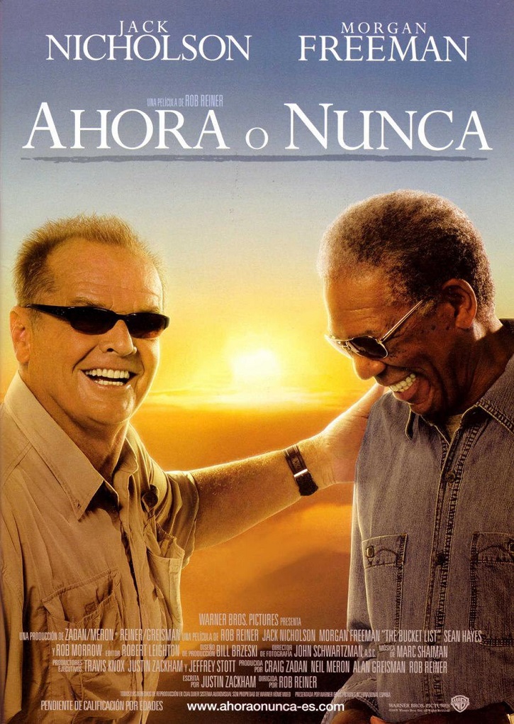 Cartel promocional del filme Ahora o nunca