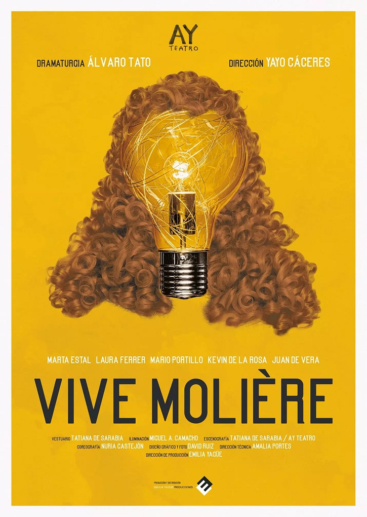 Cartel promocional de Vive Molière