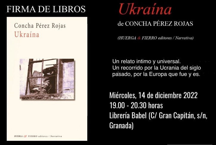 Concha Pérez Rojas publica ‘Ukraína’ en la prestigiosa Huerga y Fierro