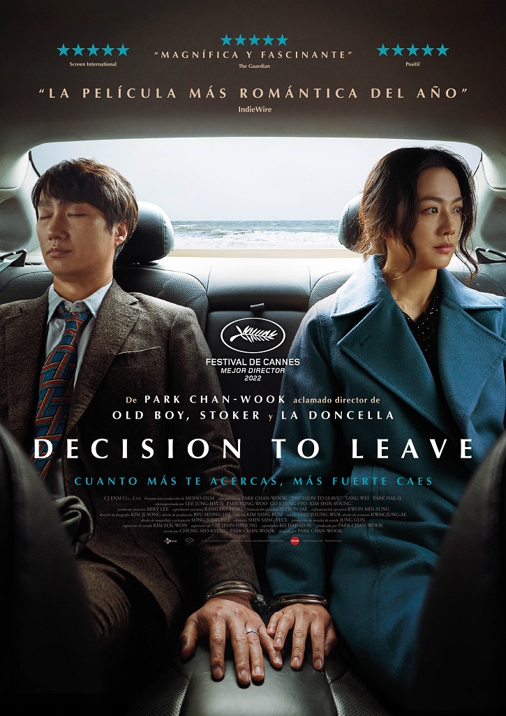 Cartel promocional del filme Decision to leave