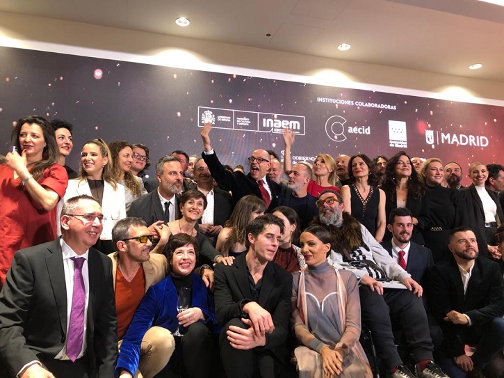 Foto de familia en la presentación de nominados 