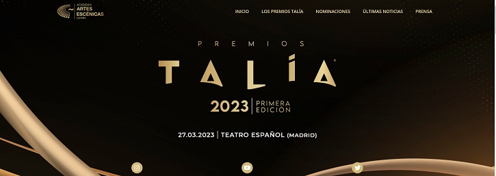 Logo Premios Talía | Recta final de los I ‘Premios Talía’ que se celebrarán en el Teatro Español