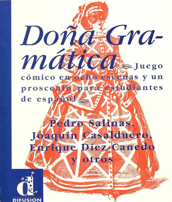 Una de las carátulas del libreto Doña Gramática