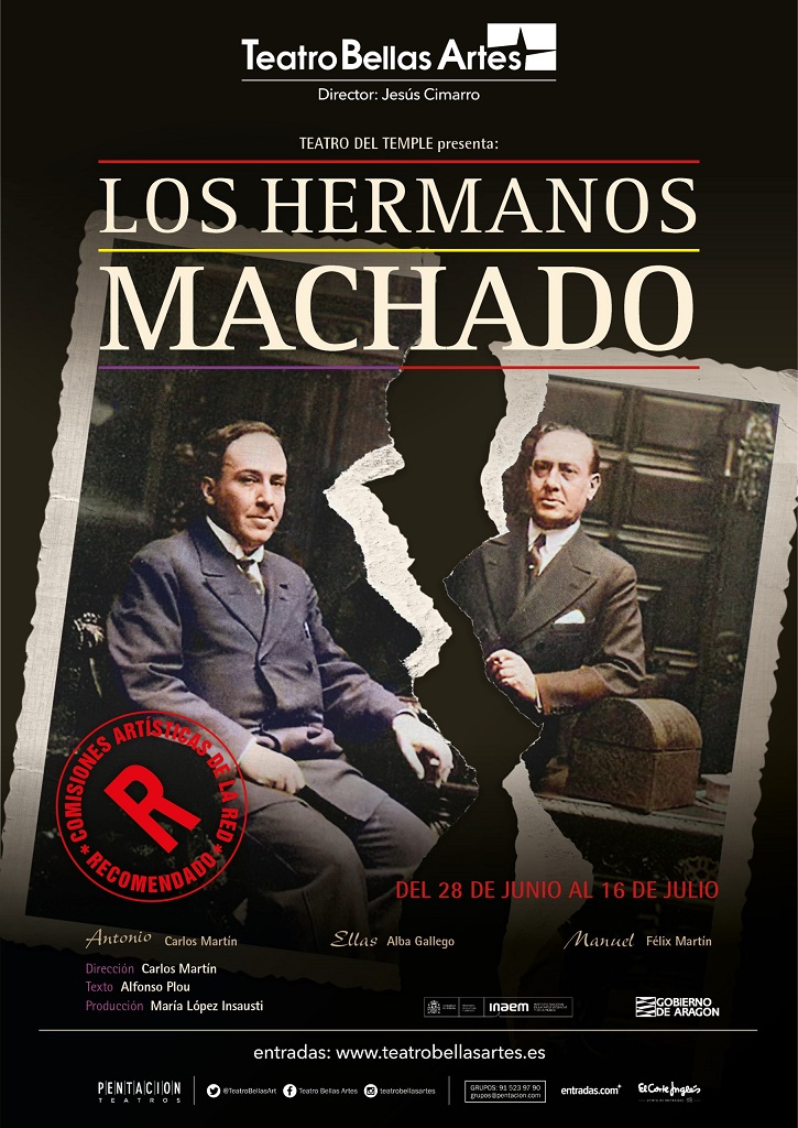 Cartel promocional de Los hermanos Machado 