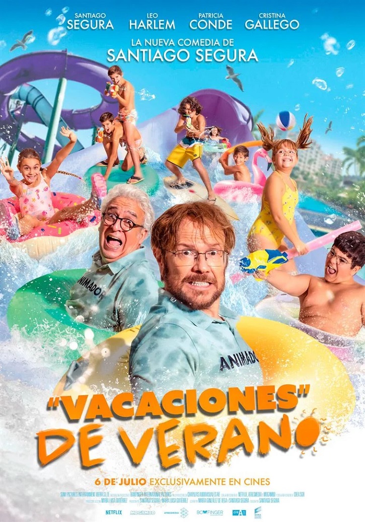 Cartel promocional de Vacaciones de verano 