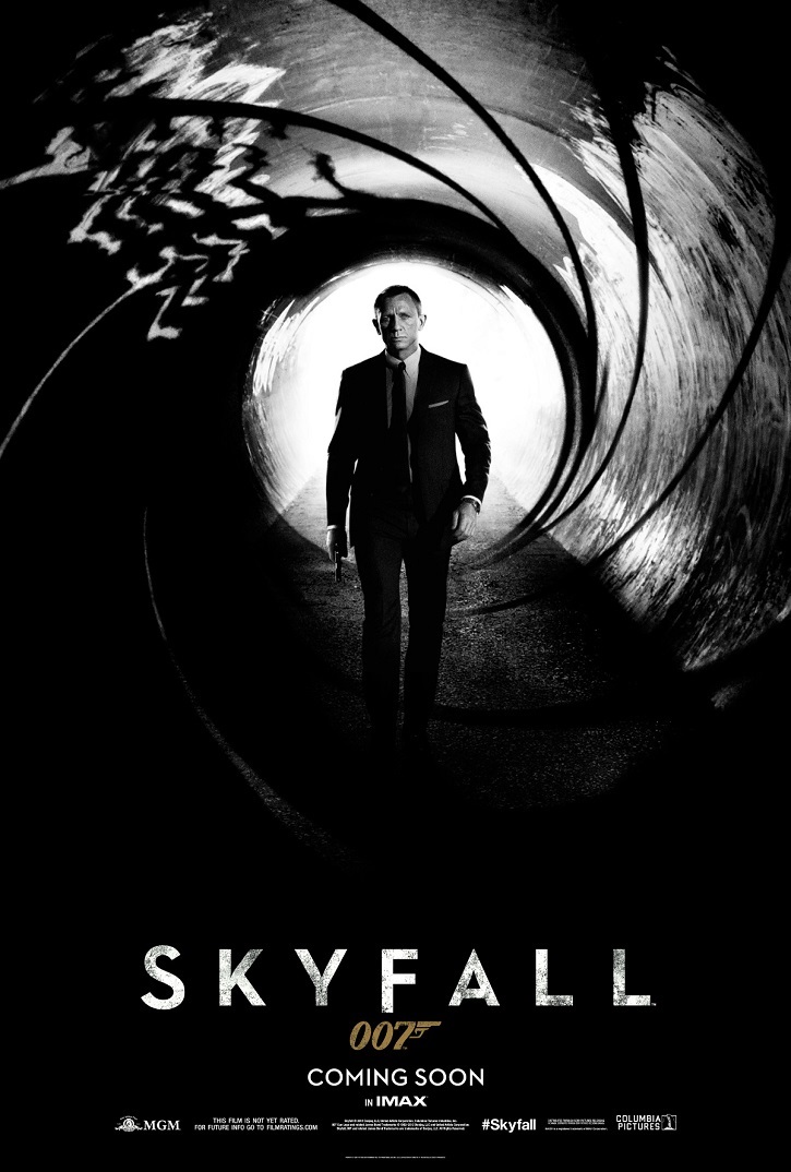 Uno de los carteles promocionales de Skyfall 