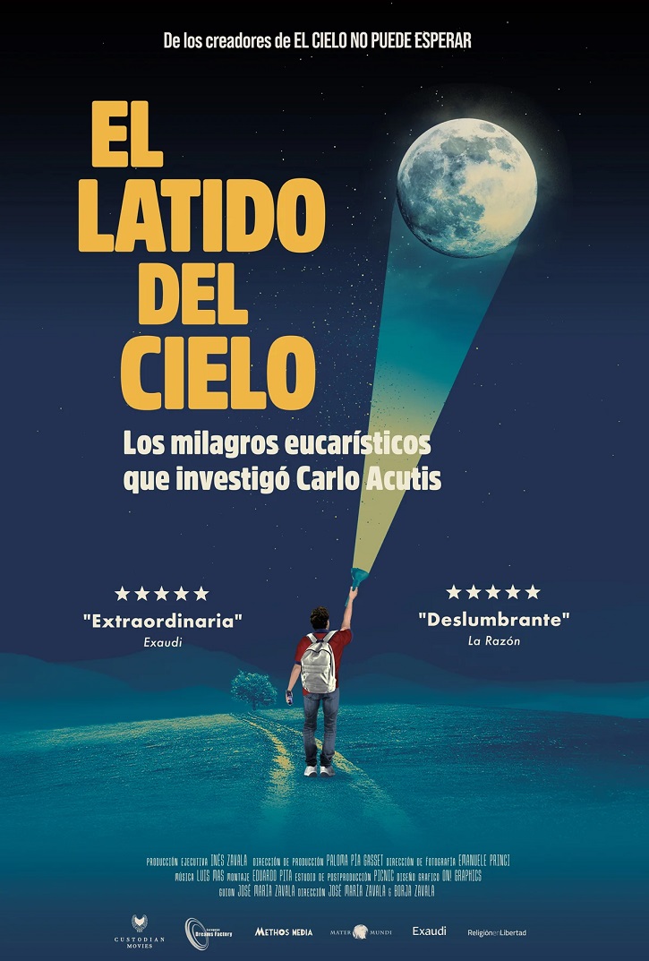 Cartel promocional del filme El latido del Cielo 