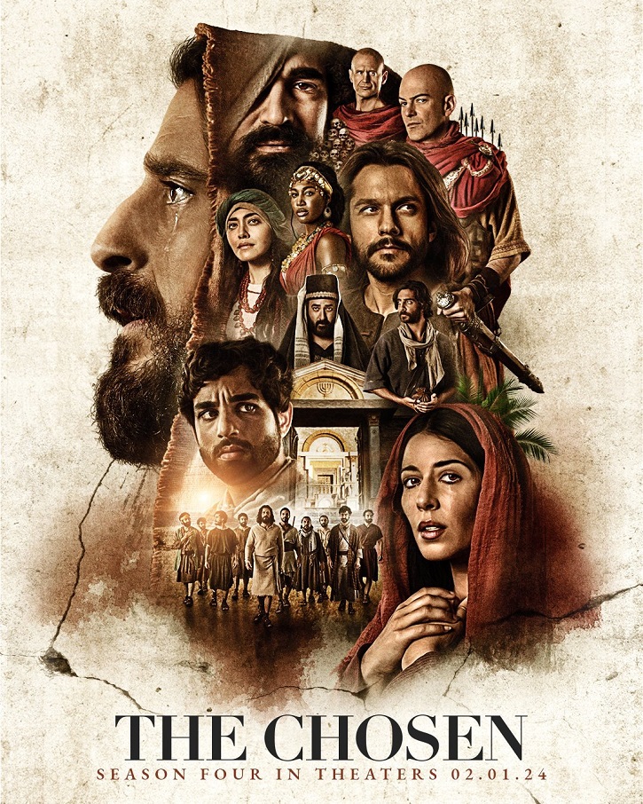 Cartel promocional de la cuarta temporada de The Chosen (Los elegidos)