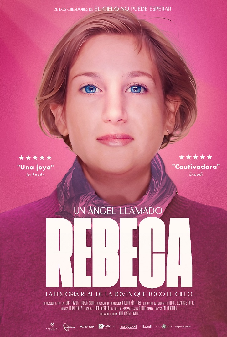 Cartel promocional | ‘Un ángel llamado Rebeca’ cada vez más cerca del cine y del cielo