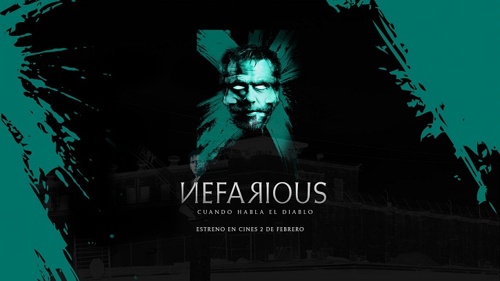 Cartel promocional de Nefarious en español