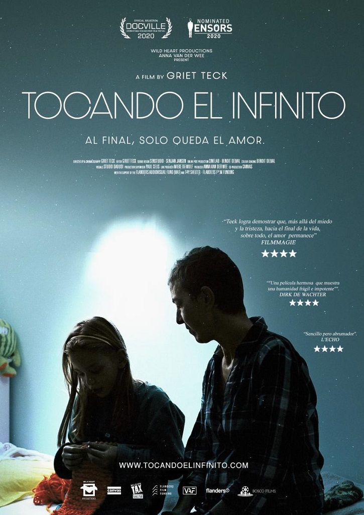 Cartel promocional del filme Tocando el infinito