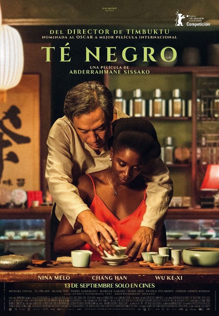 Cartel promocional del filme Té negro