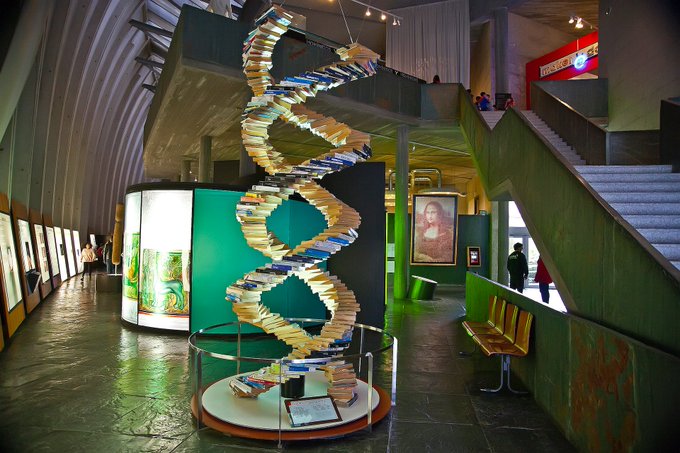 ADN hecho con guías en la Domus