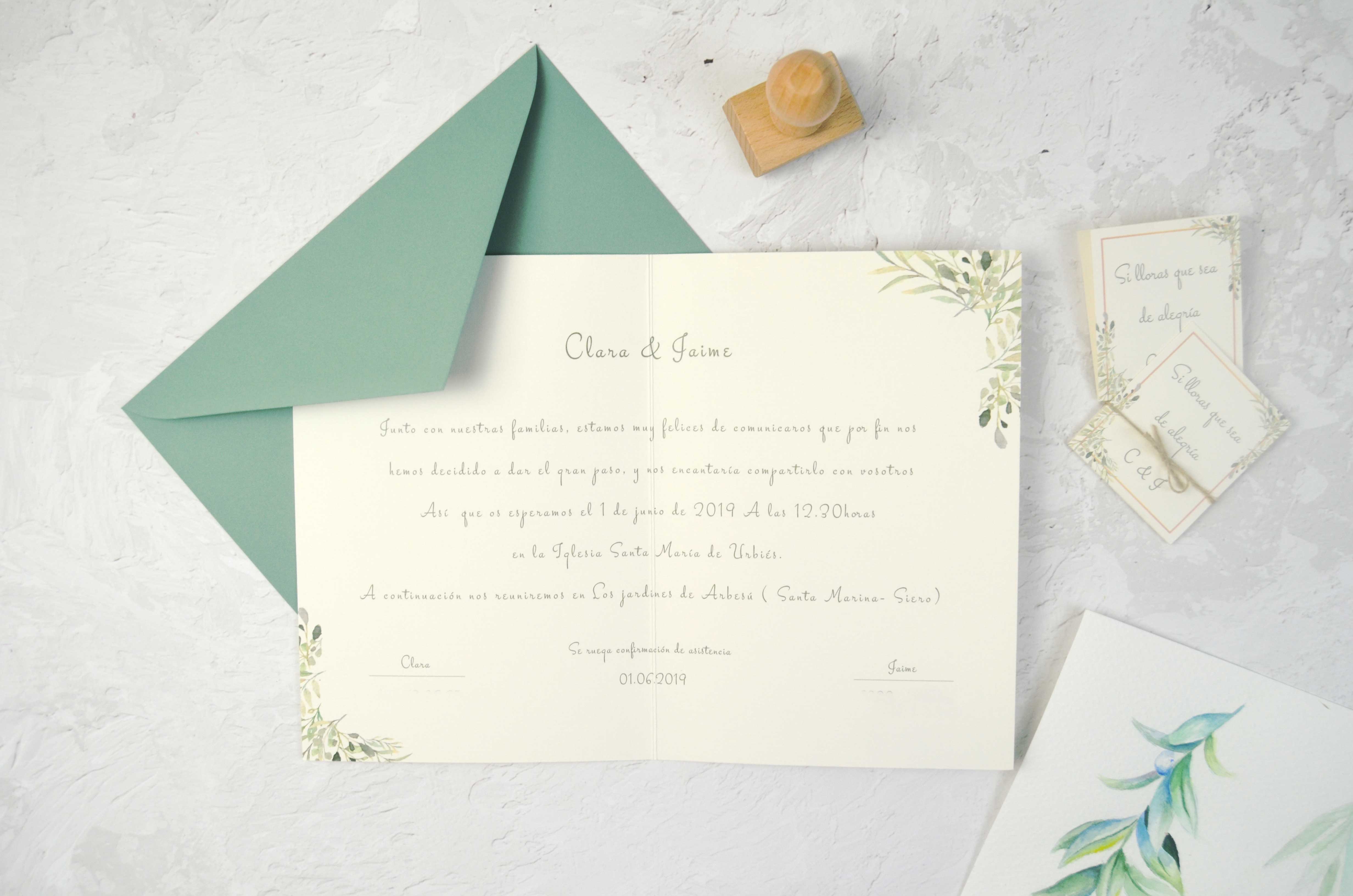 impaciente Empleado curva Textos para las invitaciones de vuestra boda - ¡Sí quiero!