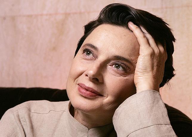 Una foto más actual de la estupenda Isabella Rossellini del archivo del periódico ABC.