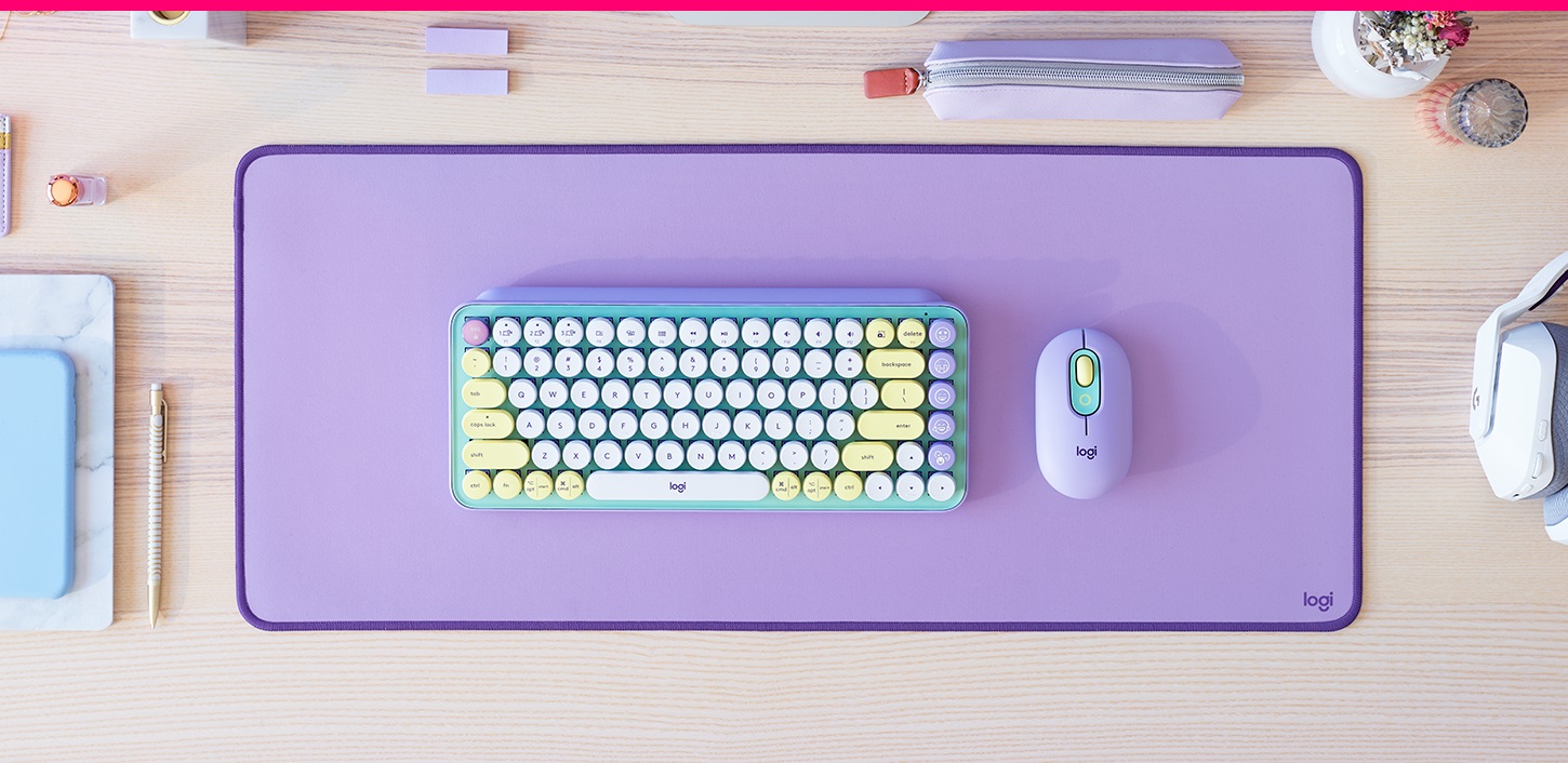 Descubre POP Keys y POP Mouse de Logitech, la nueva y colorida combinación compacta e inalámbrica para tu set up