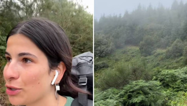 Hace el Camino de Santiago sola y antes de llegar a un pueblo de Lugo se emociona: «Llevo dos horas pensando»