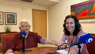 Ángeles (89 años): «Mis hijos tomaron la decisión de que entrara en una residencia pero estoy muy bien atendida; tengo un jardín precioso»