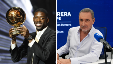Carlos Herrera responde a los méritos de Dembélé para ganar el Balón de Oro con un episodio de su etapa en España