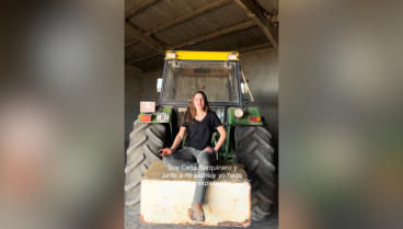 Celia Barquinero, agricultora de Guadalajara: «Mientras muchos jóvenes se marchan, yo decidí quedarme y apostar por la vida en el campo»