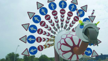 La rotonda más fea de España está en Jaén y la culpa es del animal que le da nombre