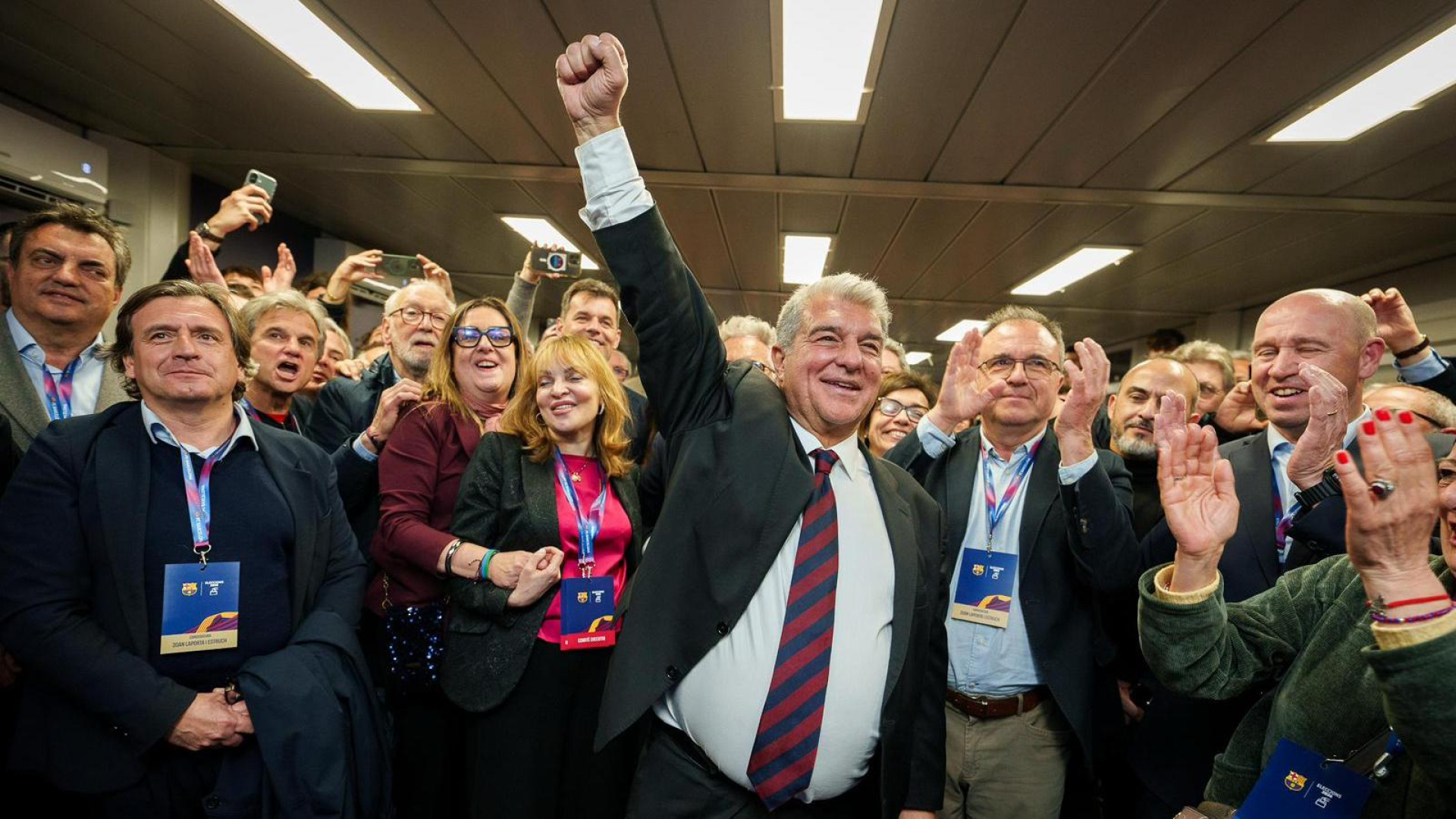 Las dos claras intenciones que tiene Joan Laporta tras ser reelegido como presidente del Barcelona