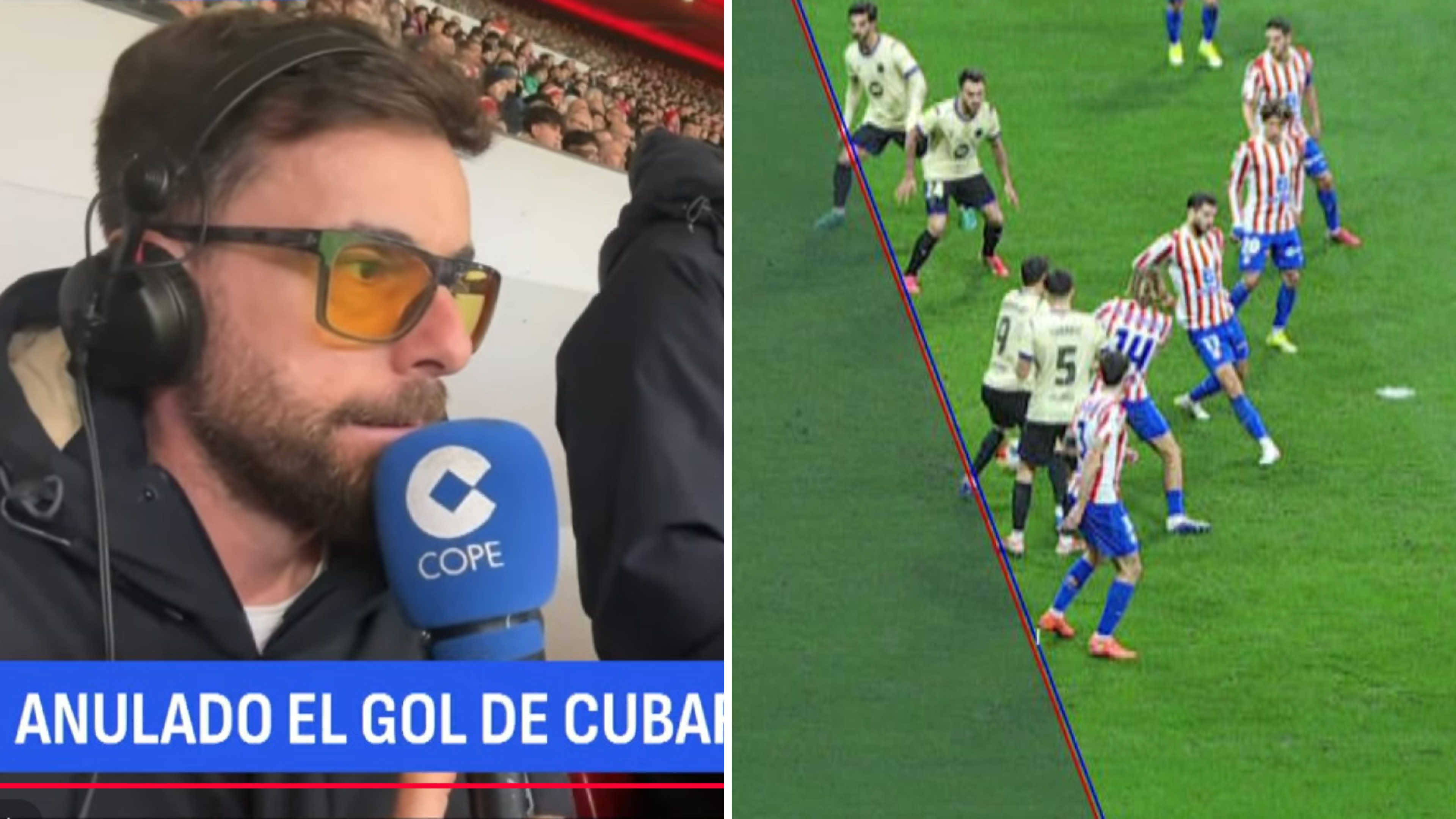 Rubén Martín, sobre el gol anulado al Barcelona contra el Atlético de Madrid: "La decisión no se ha tomado por el semiautomático; eso es algo inusual"