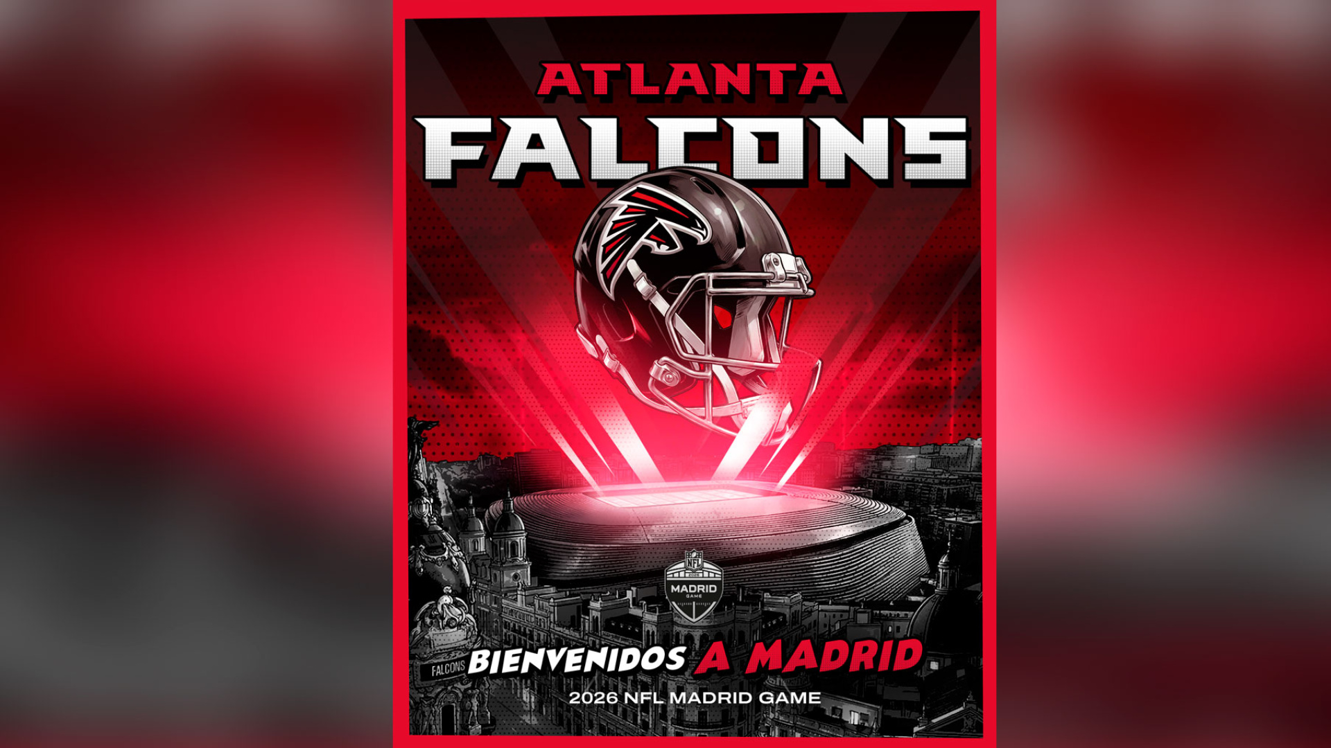 Atlanta Falcons será el equipo local en el partido NFL Madrid 2026